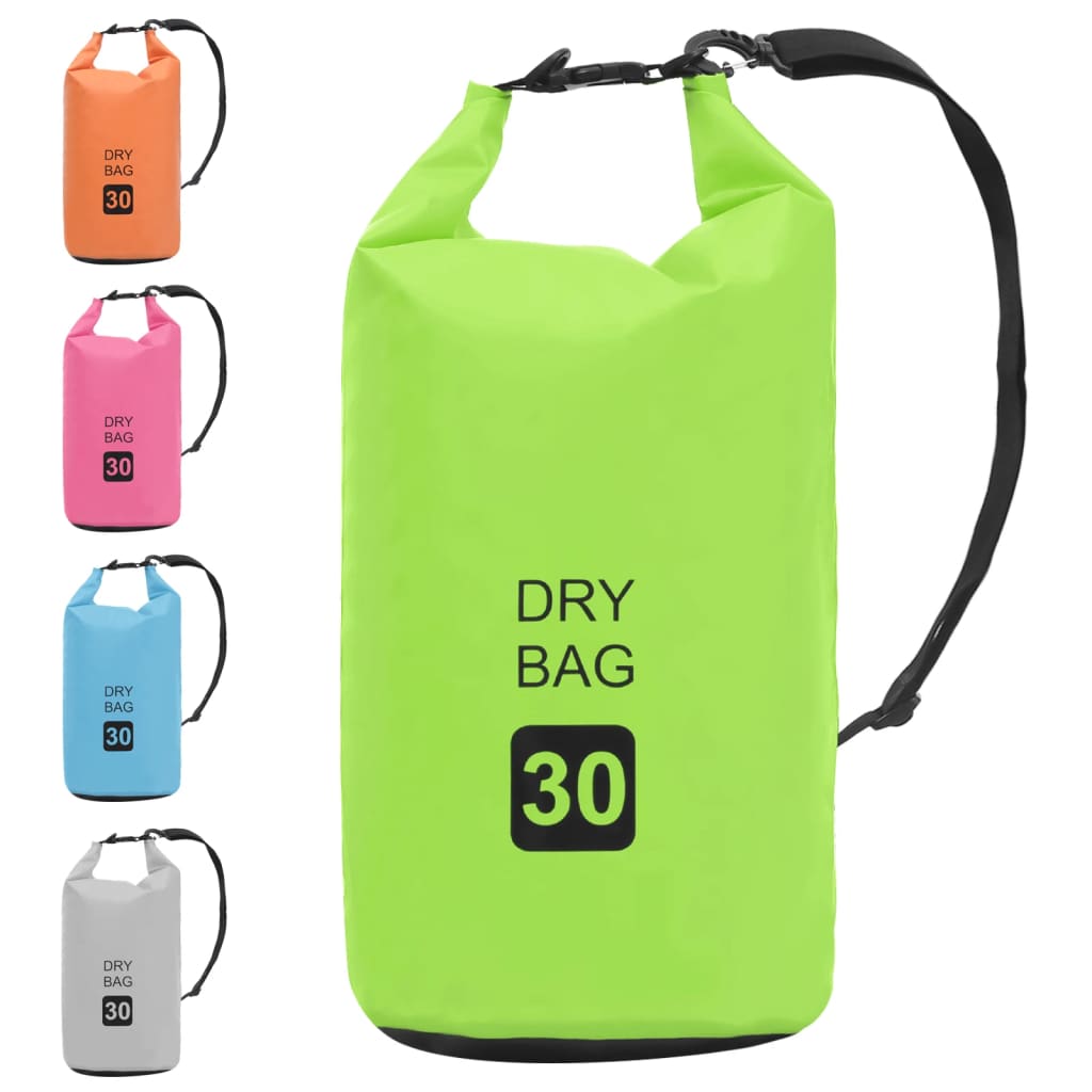 8720286088449_g_en_hd_8 vidaXL Dry Bag Green 30 L PVC - Image 9