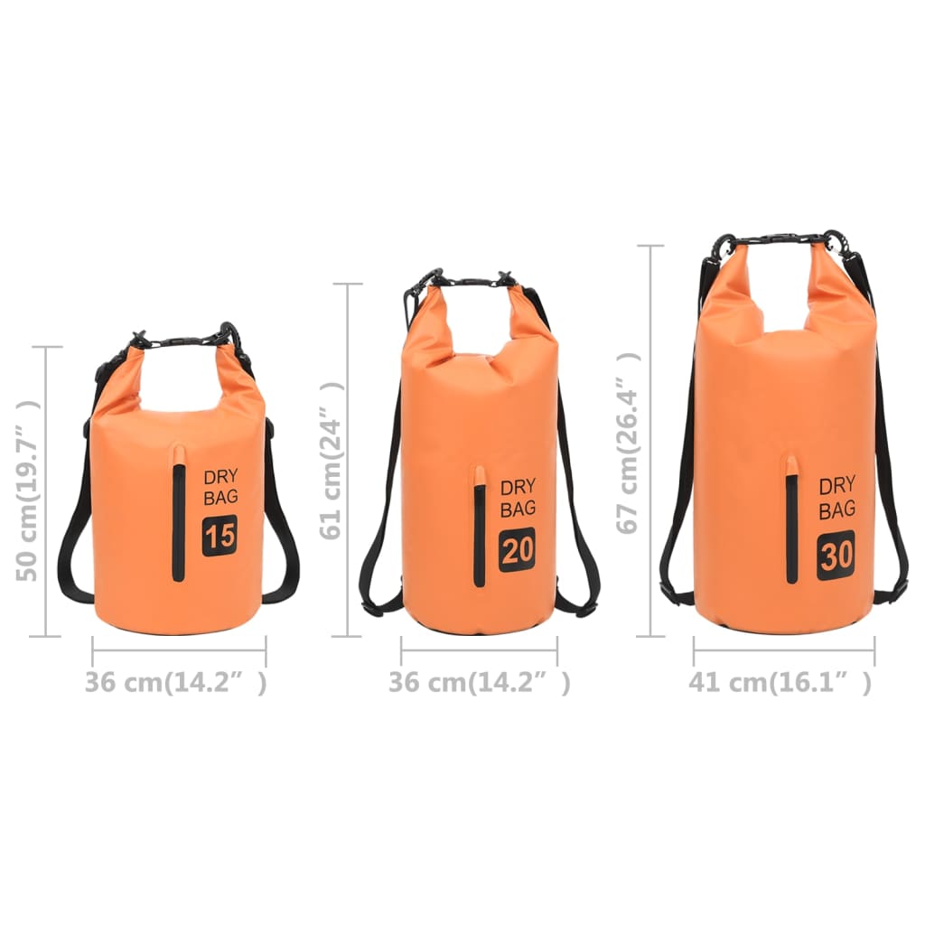 8720286088456_g_en_hd_9 vidaXL Dry Bag with Zipper Orange 15 L PVC - Image 10