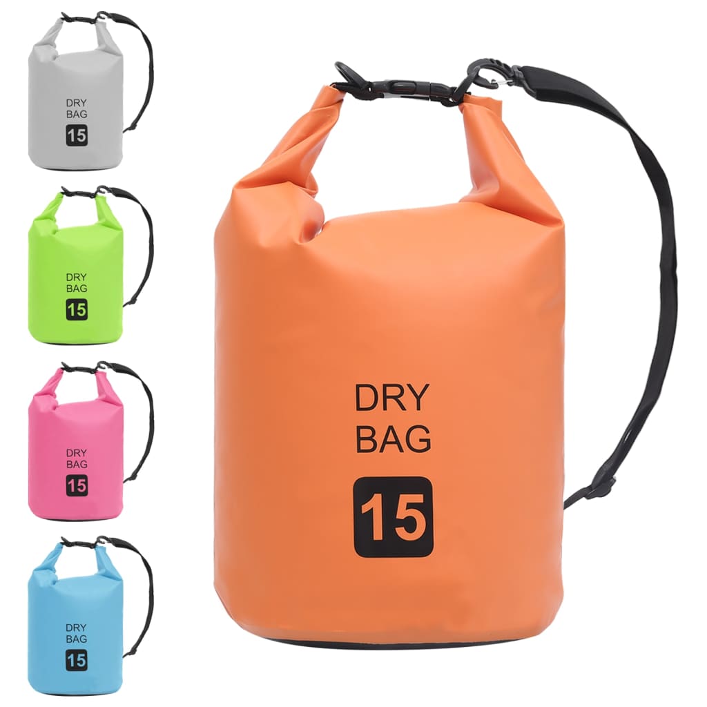 8720286088500_g_en_hd_8 vidaXL Dry Bag Orange 15 L PVC - Image 9