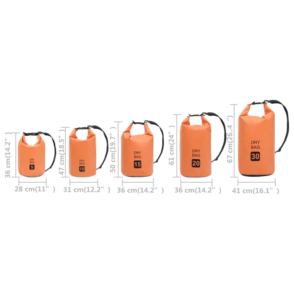 8720286088517_g_en_hd_9 vidaXL Dry Bag Orange 20 L PVC - Image 10