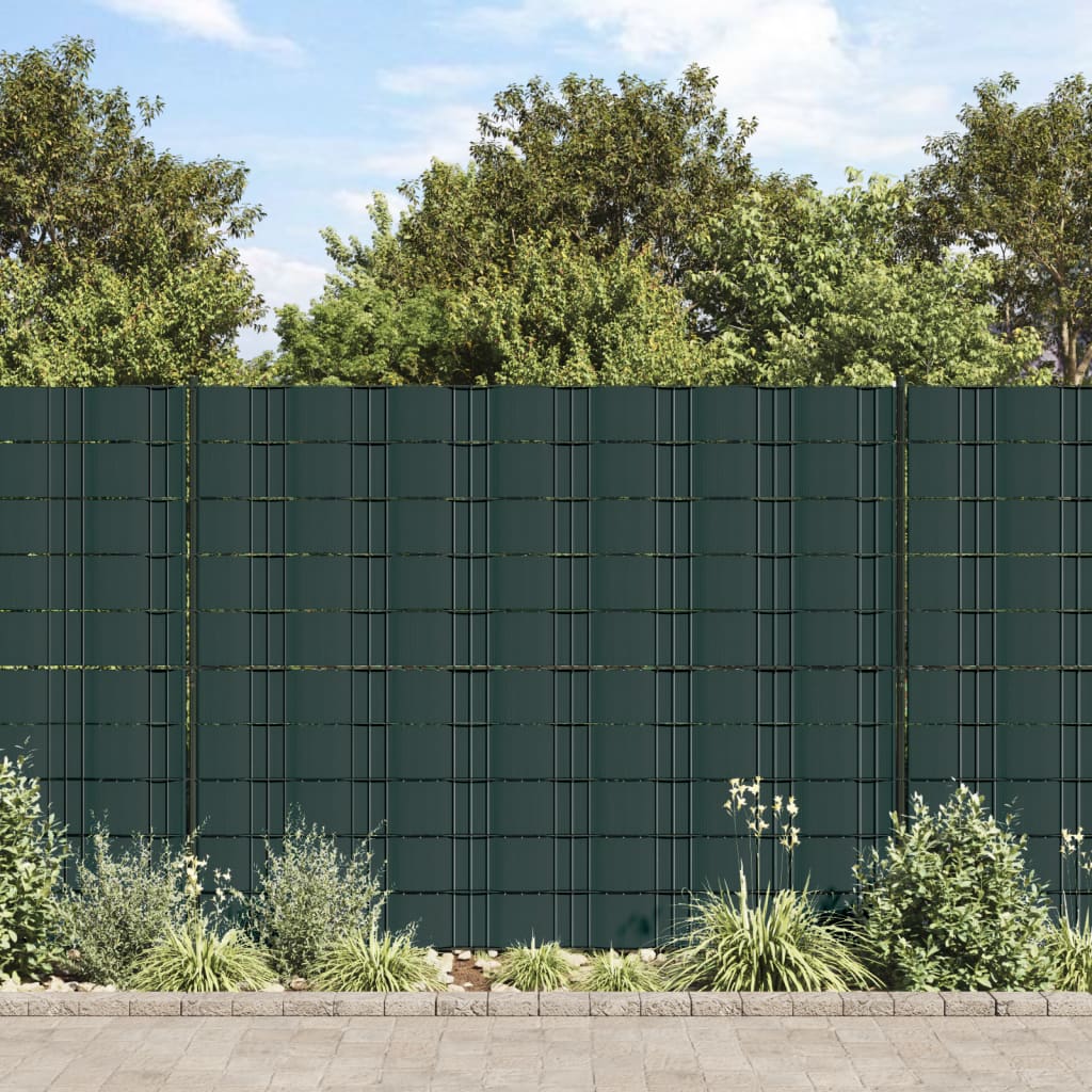 8720286089231_m_en_hd_1 vidaXL Garden Privacy Screens 4 pcs PVC 35x0.19 m Matte Green - Image 1