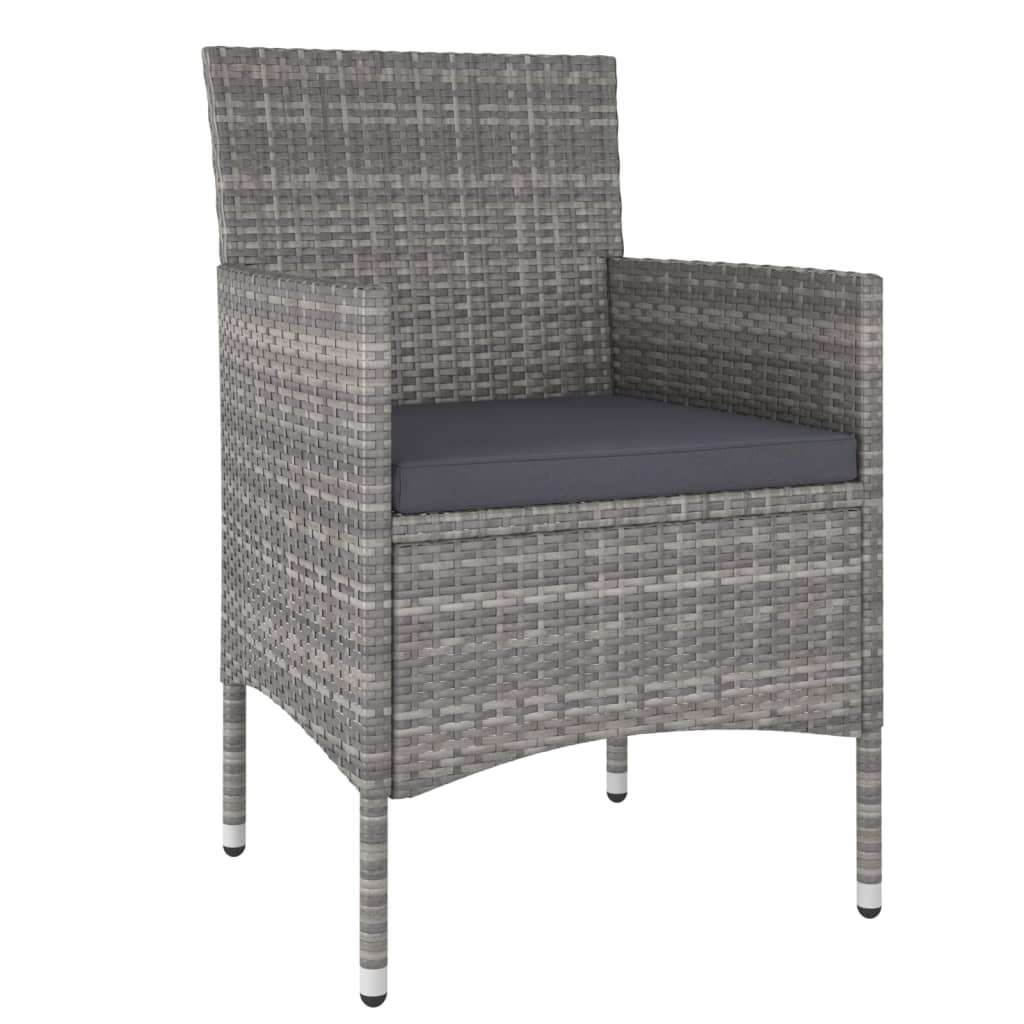 8720286089880_g_en_hd_1 vidaXL 4 Piece Garden Chair and Stool Set Poly Rattan Grey - Image 3