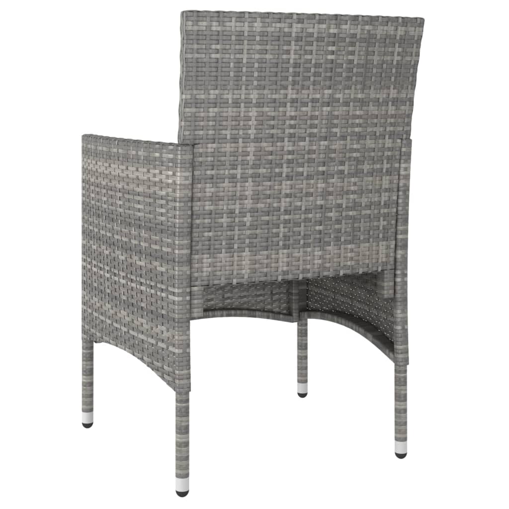 8720286089880_g_en_hd_4 vidaXL 4 Piece Garden Chair and Stool Set Poly Rattan Grey - Image 6