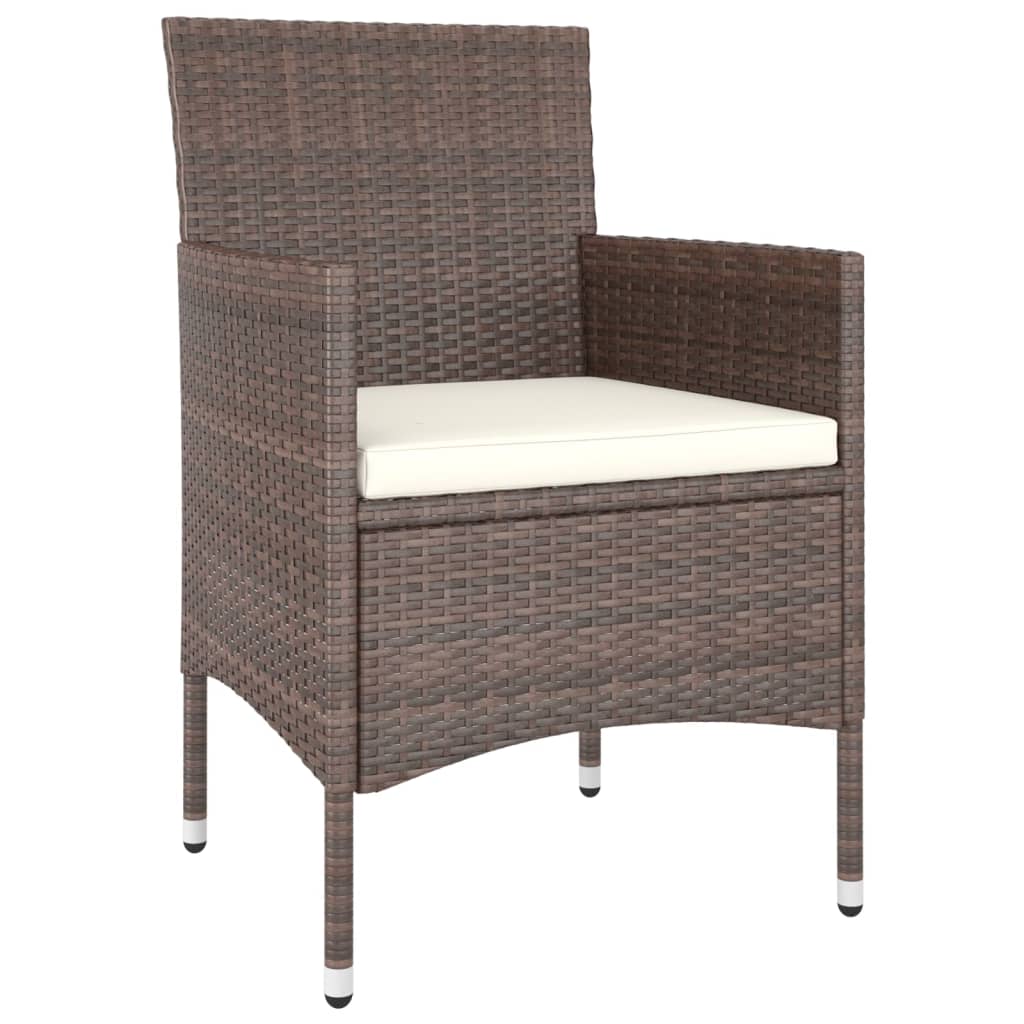 8720286089903_g_en_hd_1 vidaXL 4 Piece Garden Chair and Stool Set Poly Rattan Brown - Image 3