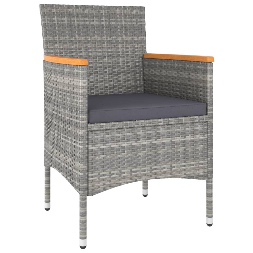 8720286089927_g_en_hd_1 vidaXL 4 Piece Garden Chair and Stool Set Poly Rattan Grey - Image 3