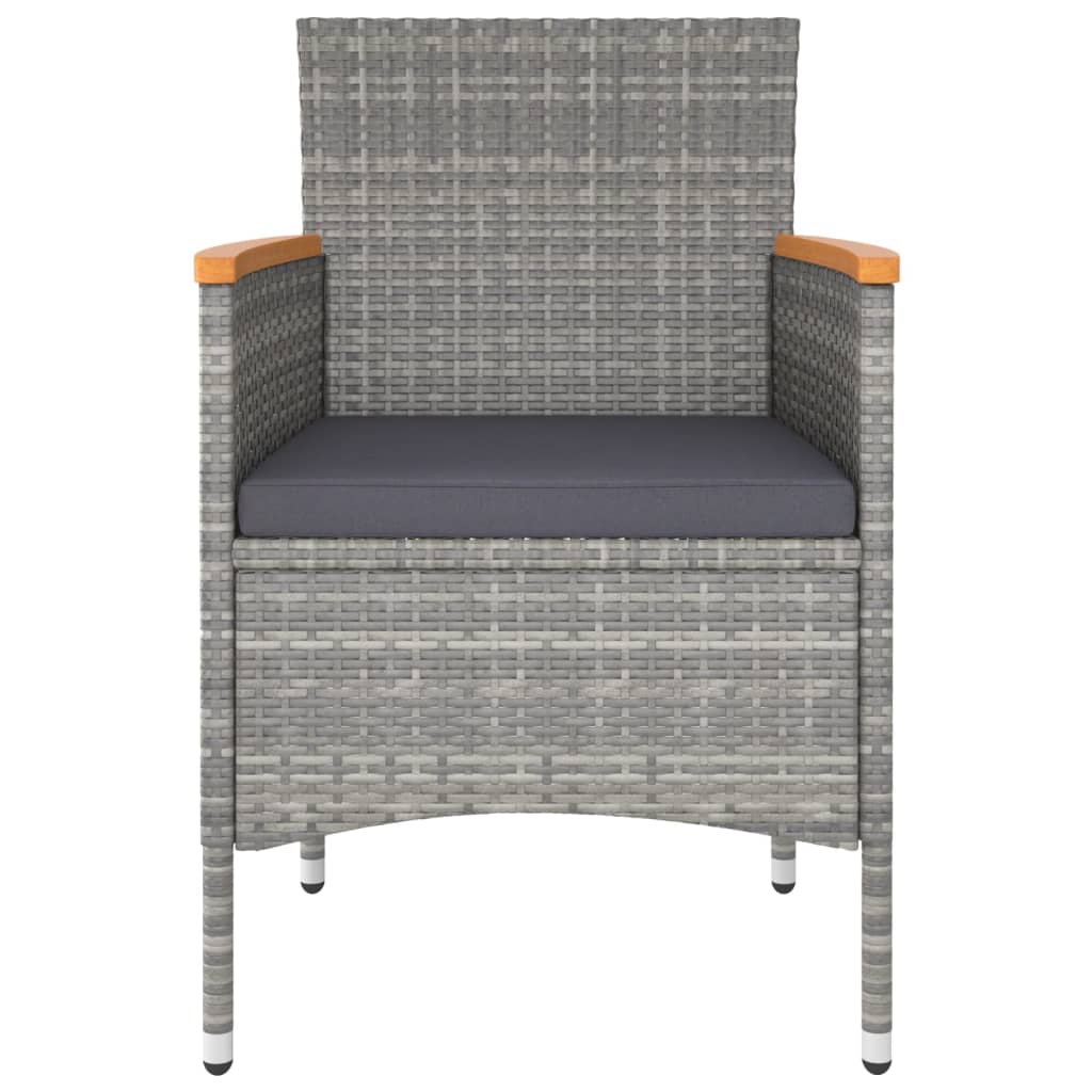 8720286089927_g_en_hd_2 vidaXL 4 Piece Garden Chair and Stool Set Poly Rattan Grey - Image 4