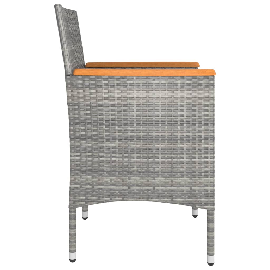 8720286089927_g_en_hd_3 vidaXL 4 Piece Garden Chair and Stool Set Poly Rattan Grey - Image 5
