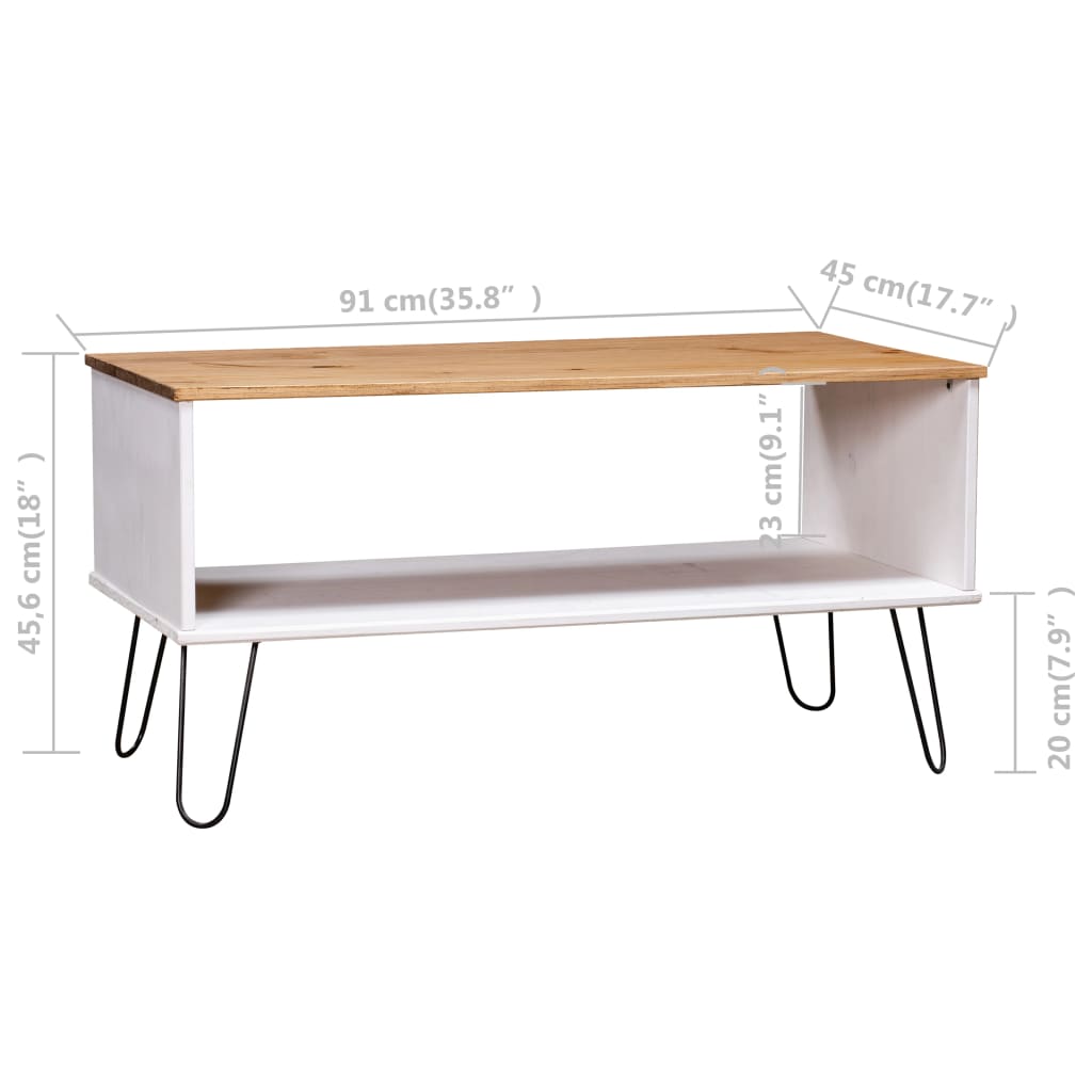 8720286091050_g_en_hd_3 vidaXL Coffee Table "New York" White and Light Wood Solid Pine Wood - Image 4