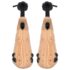vidaXL Shoe Trees 2 Pairs Size 36-40 Solid Wood Pine - Image 6