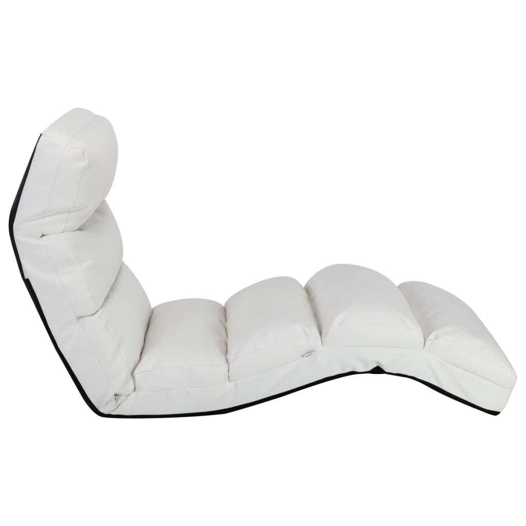 8720286104071_g_en_hd_2 vidaXL Folding Floor Chair White Faux Leather - Image 3