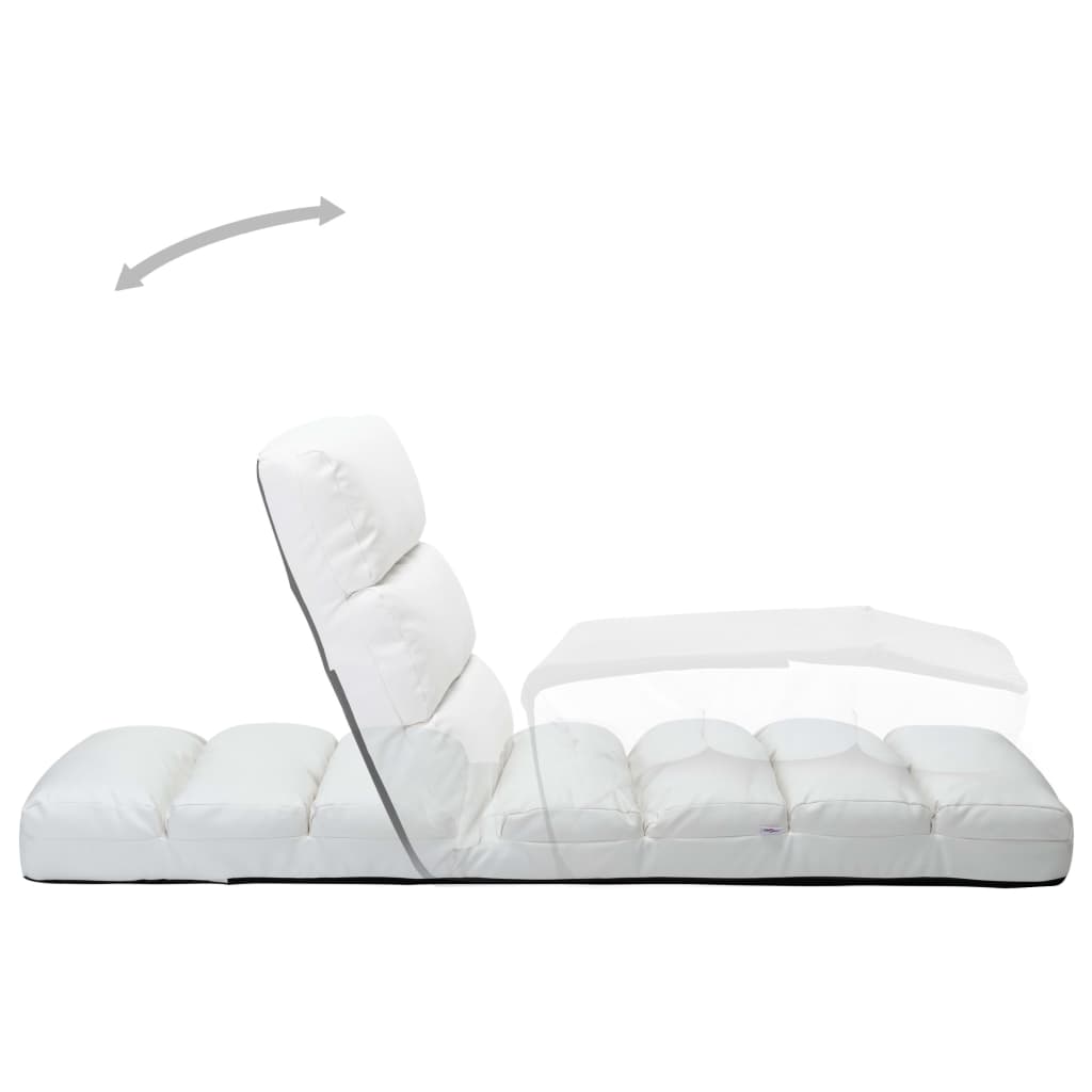 8720286104071_g_en_hd_4 vidaXL Folding Floor Chair White Faux Leather - Image 5