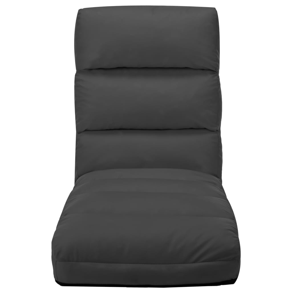 8720286104095_g_en_hd_1 vidaXL Folding Floor Chair Anthracite Faux Leather - Image 2