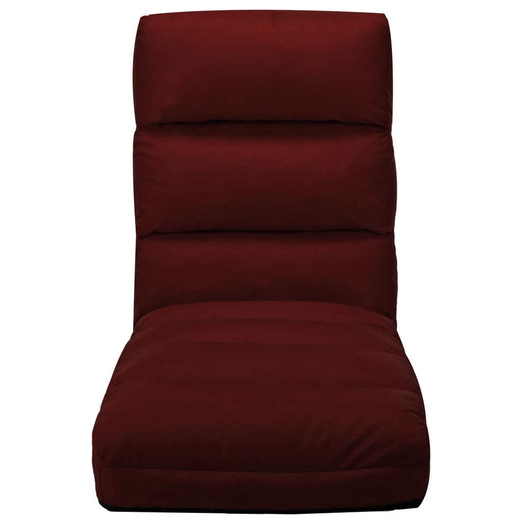 8720286104101_g_en_hd_1 vidaXL Folding Floor Chair Wine Red Faux Leather - Image 2