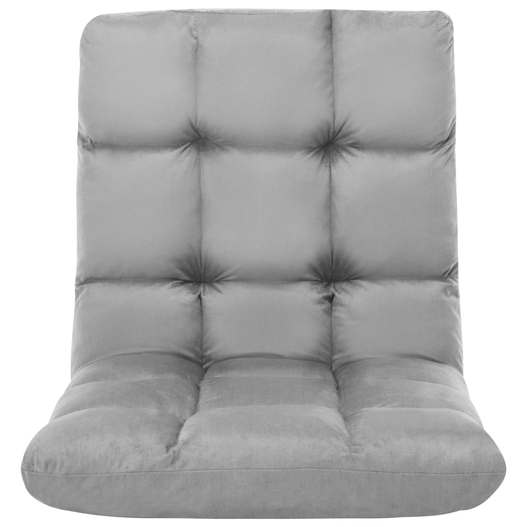 8720286104156_g_en_hd_2 vidaXL Folding Floor Chair Light Grey Microfibre - Image 3