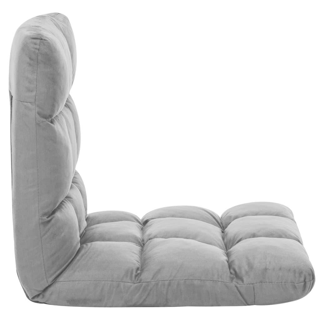8720286104156_g_en_hd_3 vidaXL Folding Floor Chair Light Grey Microfibre - Image 4