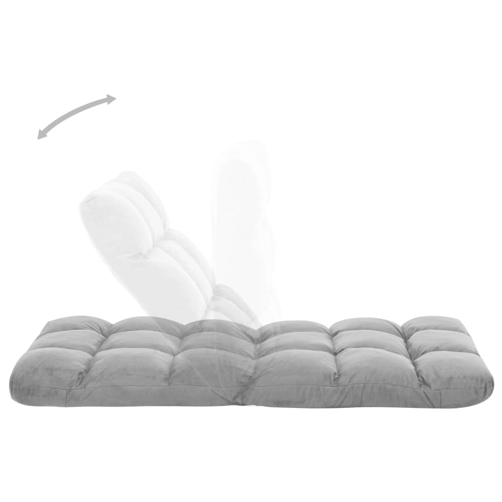 8720286104156_g_en_hd_5 vidaXL Folding Floor Chair Light Grey Microfibre - Image 6