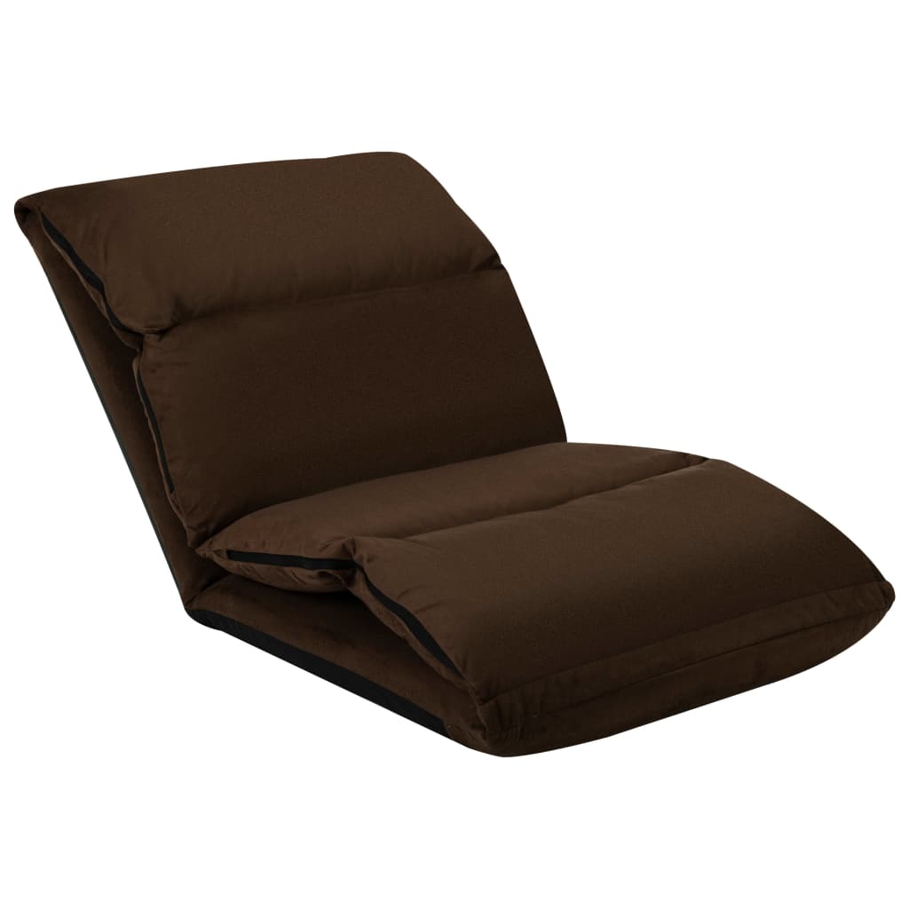 8720286104194_g_en_hd_3 vidaXL Folding Floor Chair Brown Microfibre - Image 4