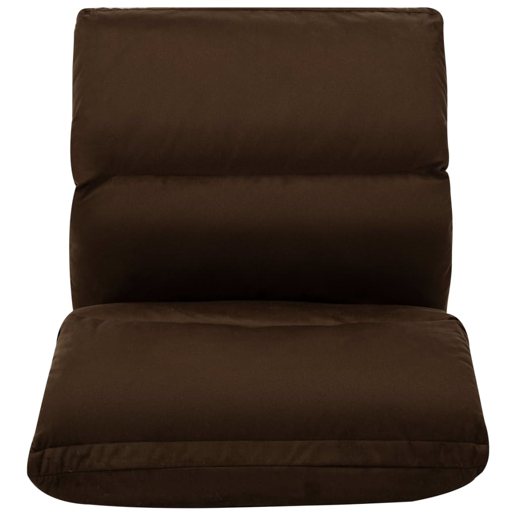 8720286104194_g_en_hd_4 vidaXL Folding Floor Chair Brown Microfibre - Image 5