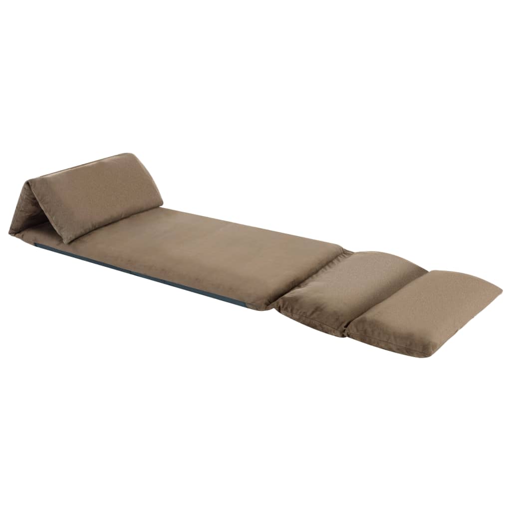 8720286104200_g_en_hd_1 vidaXL Folding Floor Chair Taupe Microfibre - Image 2