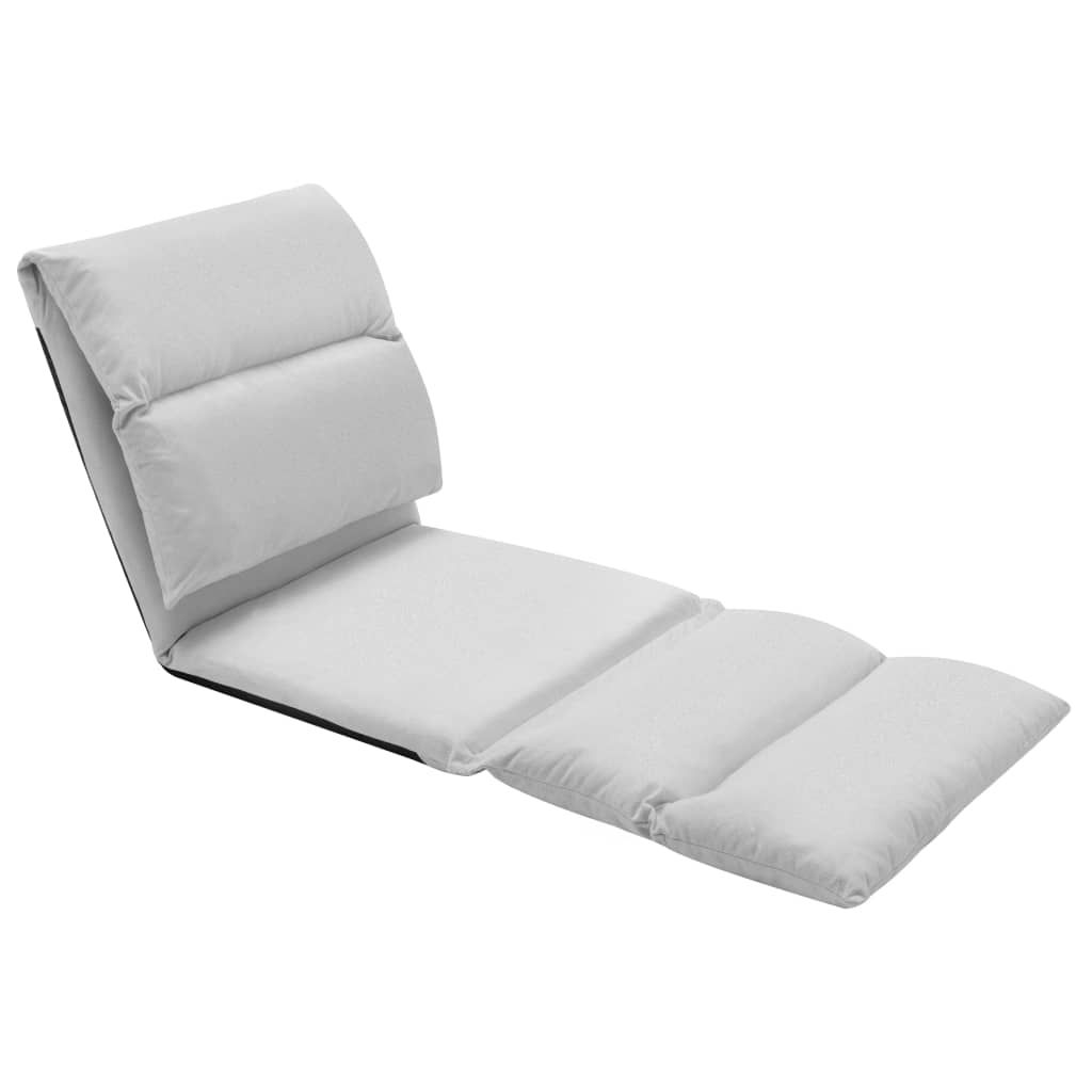 8720286104217_g_en_hd_1 vidaXL Folding Floor Chair Light Grey Microfibre - Image 2