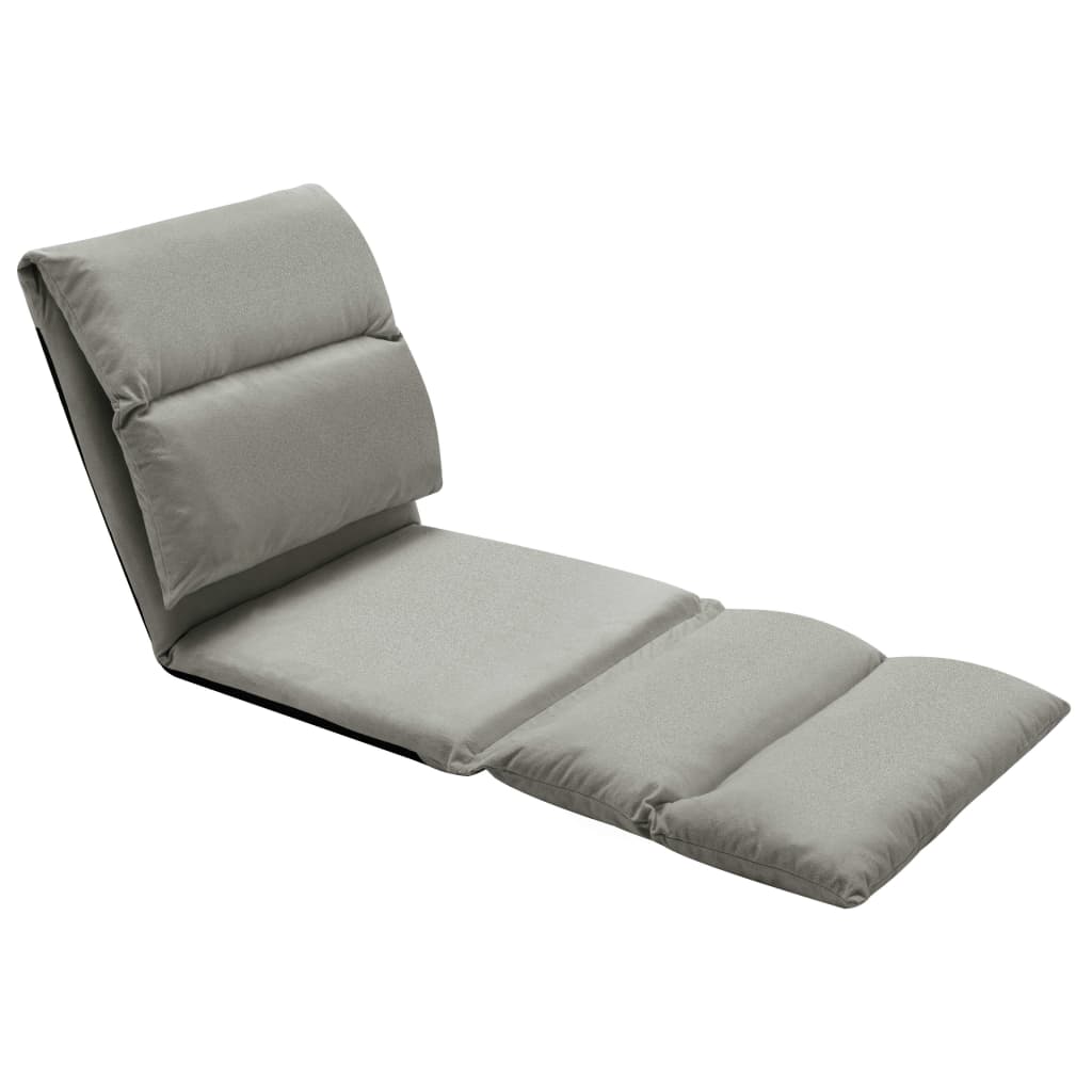 8720286104224_g_en_hd_1 vidaXL Folding Floor Chair Dark Grey Microfibre - Image 2