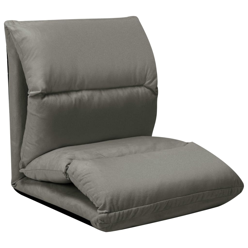 8720286104224_g_en_hd_3 vidaXL Folding Floor Chair Dark Grey Microfibre - Image 4
