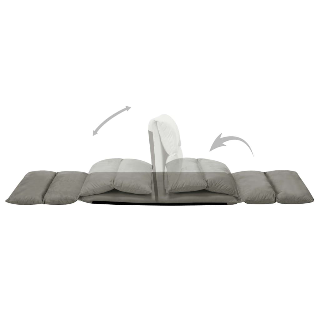 8720286104224_g_en_hd_7 vidaXL Folding Floor Chair Dark Grey Microfibre - Image 8