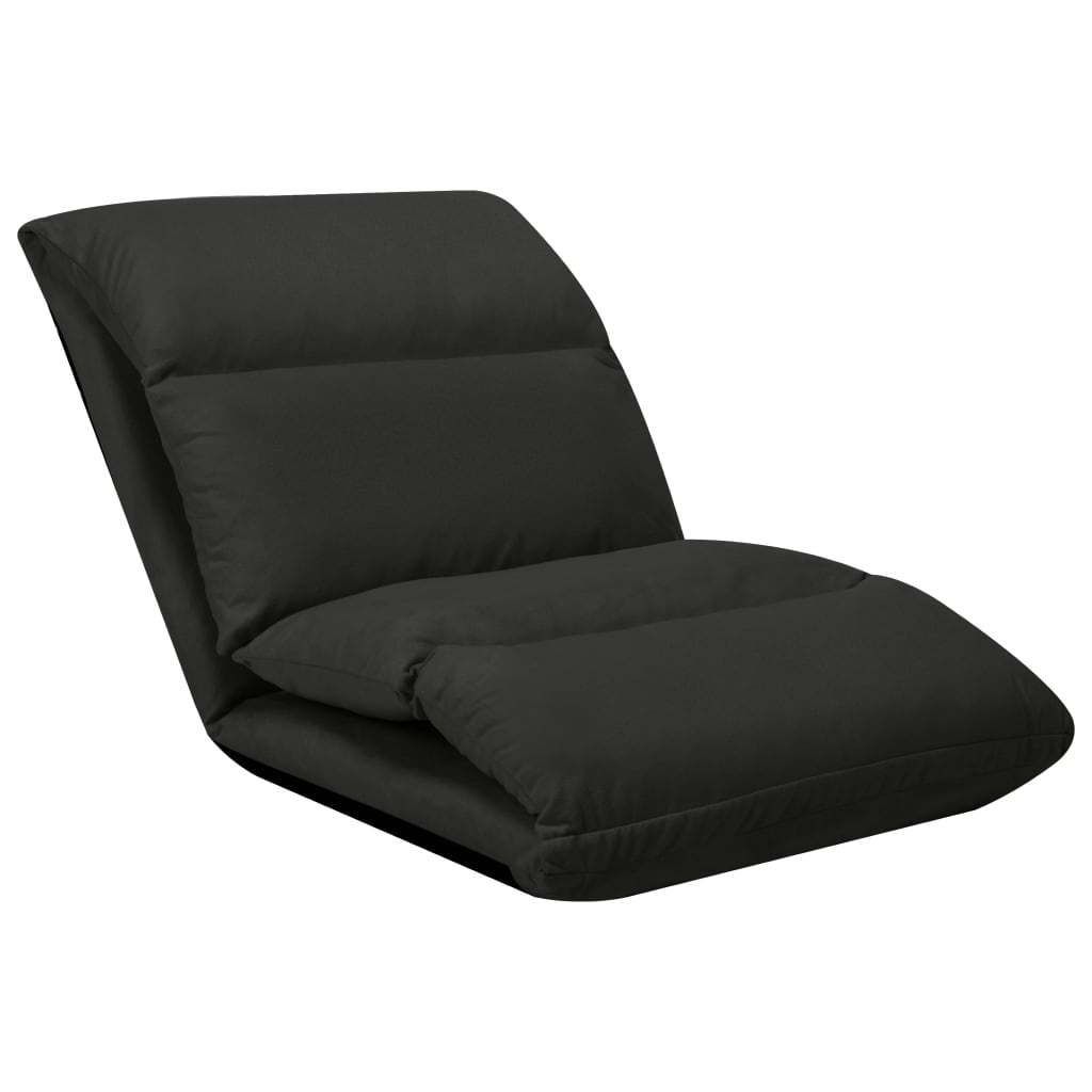 8720286104231_g_en_hd_2 vidaXL Folding Floor Chair Black Microfibre - Image 3