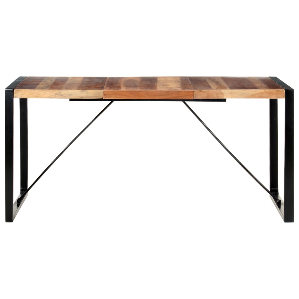 8720286104378_g_en_hd_1 vidaXL Dining Table 160x80x75 cm Solid Wood - Image 2