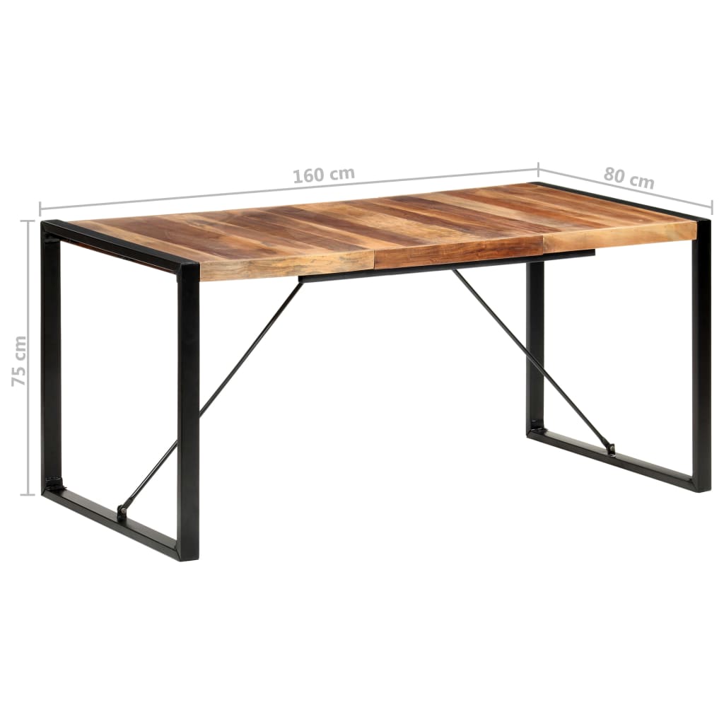 8720286104378_g_en_hd_5 vidaXL Dining Table 160x80x75 cm Solid Wood - Image 6