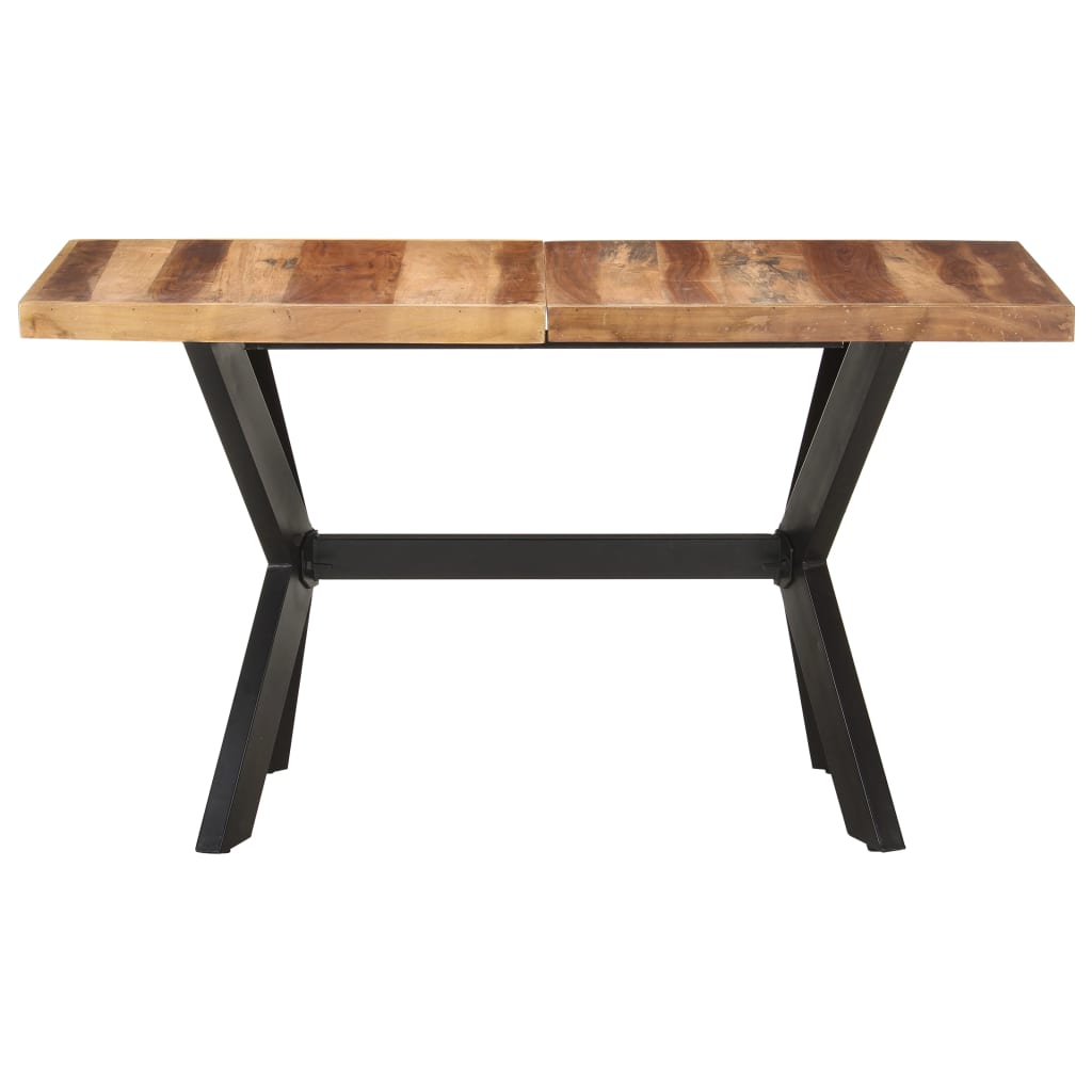 8720286104422_g_en_hd_1 vidaXL Dining Table 140x70x75 cm Solid Wood with Honey Finish - Image 2