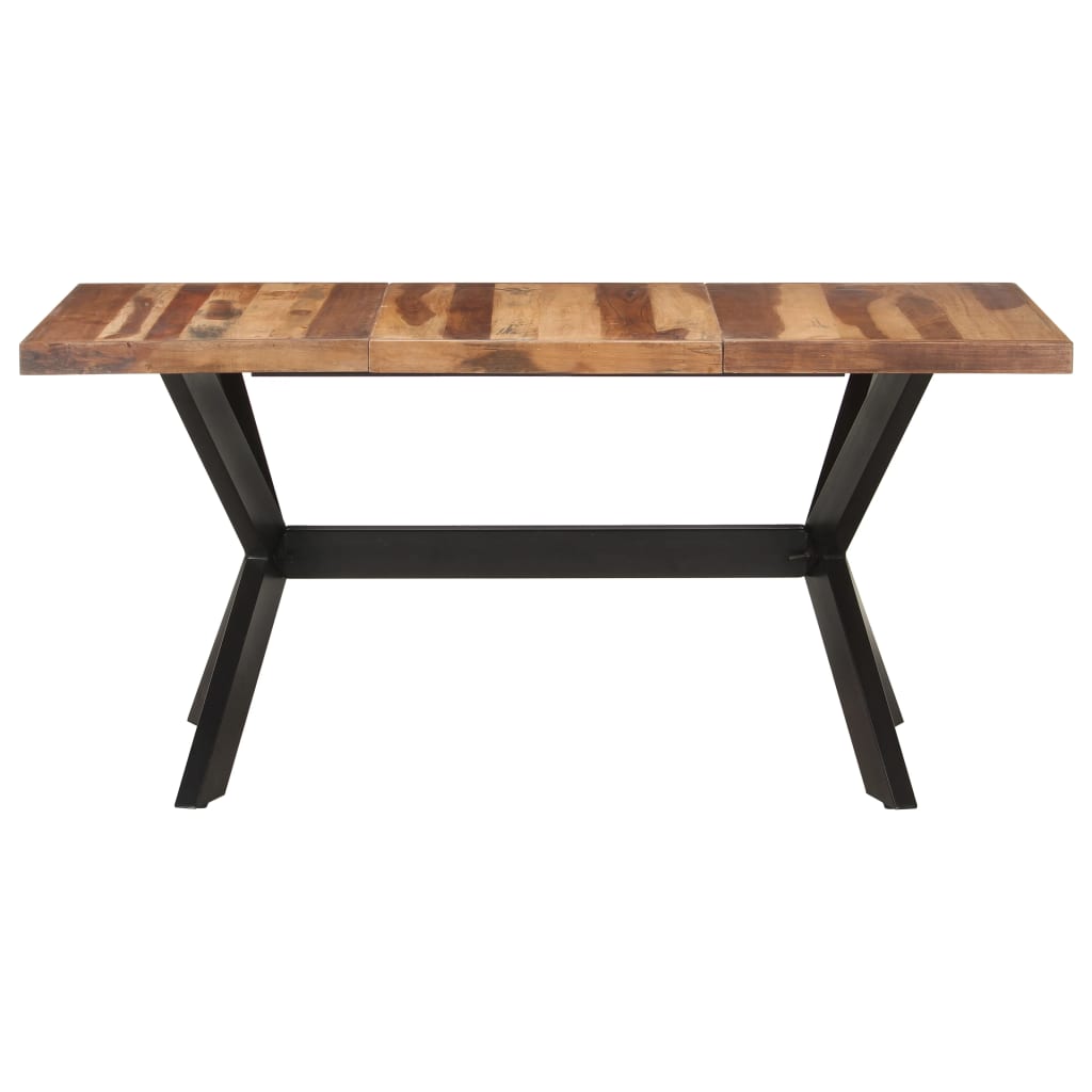 8720286104439_g_en_hd_1 vidaXL Dining Table 160x80x75 cm Solid Wood with Honey Finish - Image 2