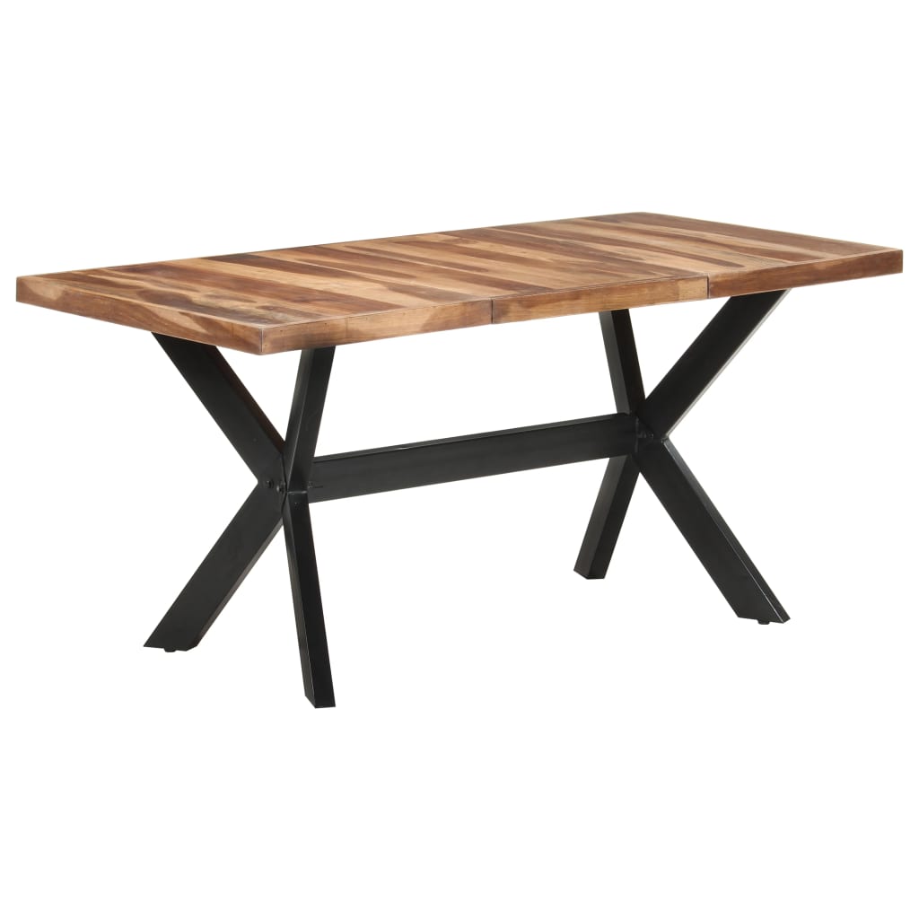 8720286104439_g_en_hd_6 vidaXL Dining Table 160x80x75 cm Solid Wood with Honey Finish - Image 7