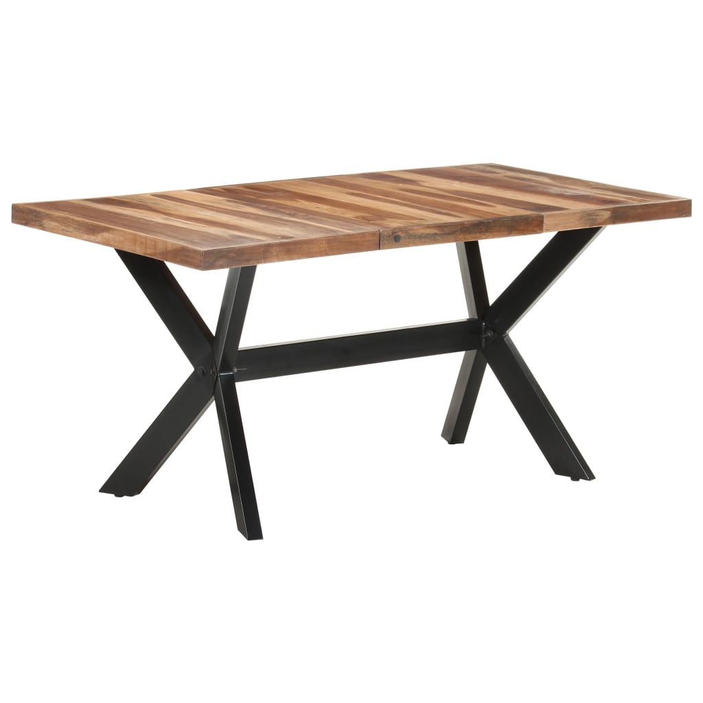 8720286104439_g_en_hd_7 vidaXL Dining Table 160x80x75 cm Solid Wood with Honey Finish - Image 8