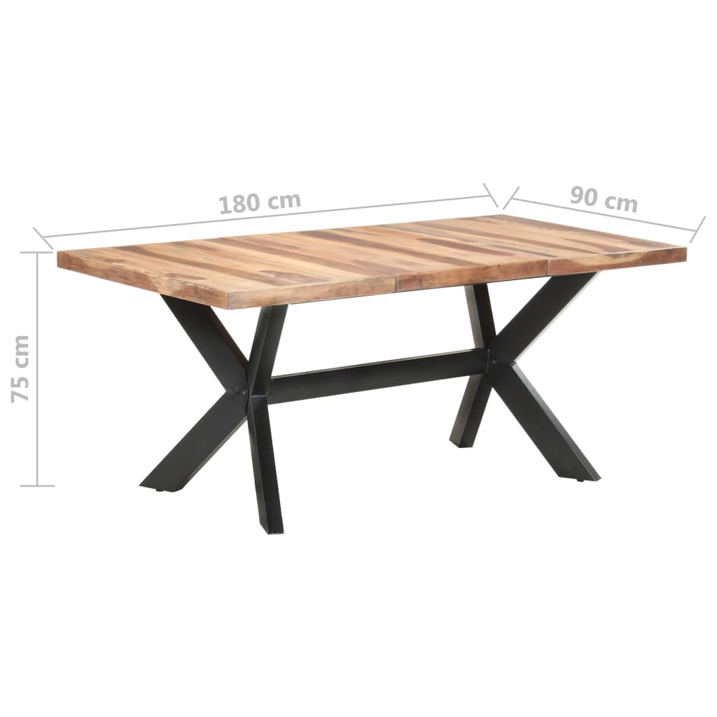 8720286104446_g_en_hd_5 vidaXL Dining Table 180x90x75 cm Solid Wood with Honey Finish - Image 6
