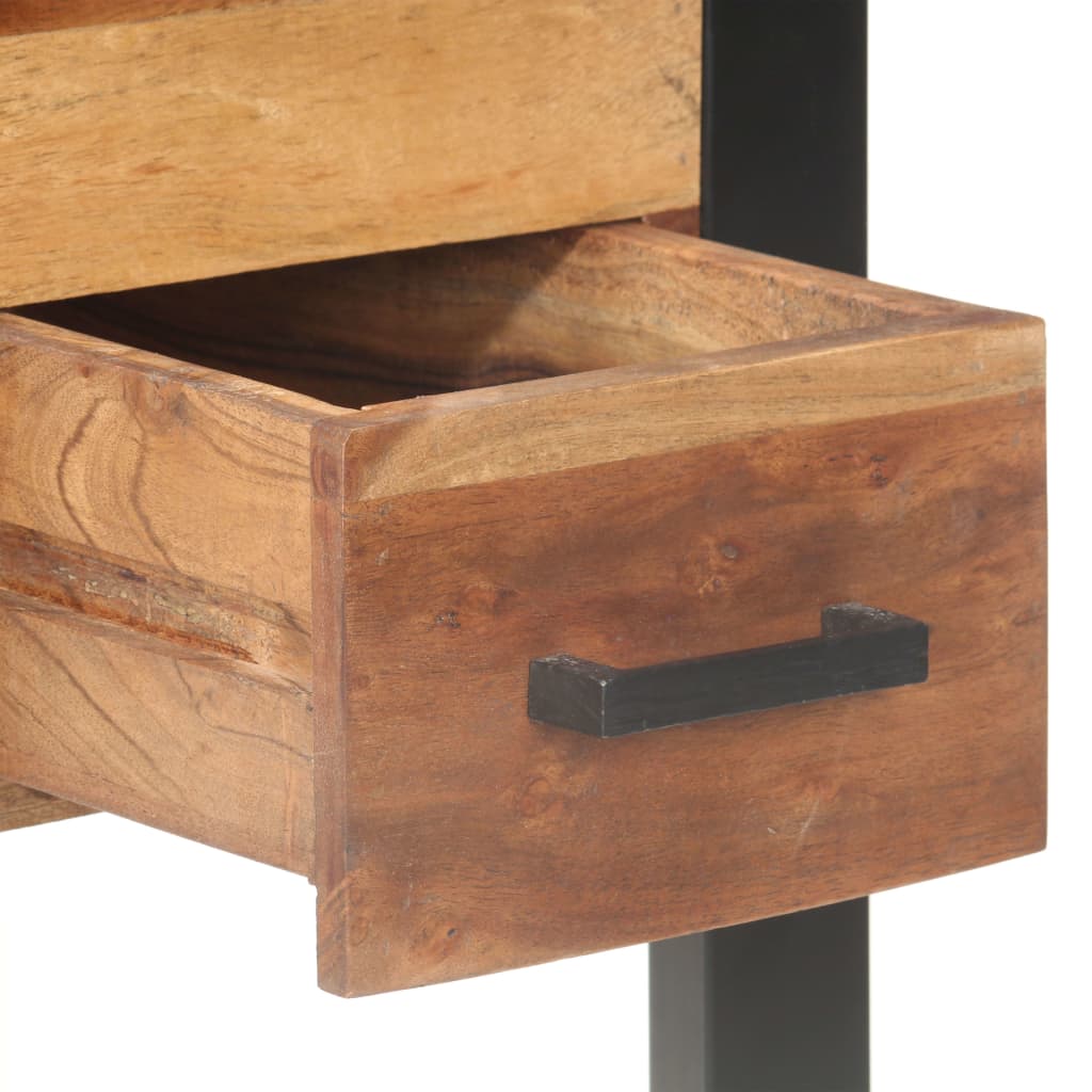 8720286104460_g_en_hd_4 vidaXL Desk 110x50x76 cm Solid Wood - Image 6