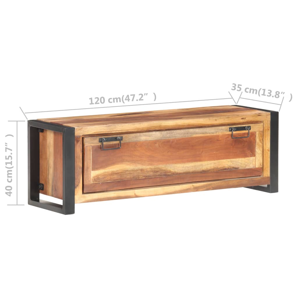 8720286104538_g_en_hd_5 vidaXL Shoe Cabinet 120x35x40 cm Solid Wood - Image 7