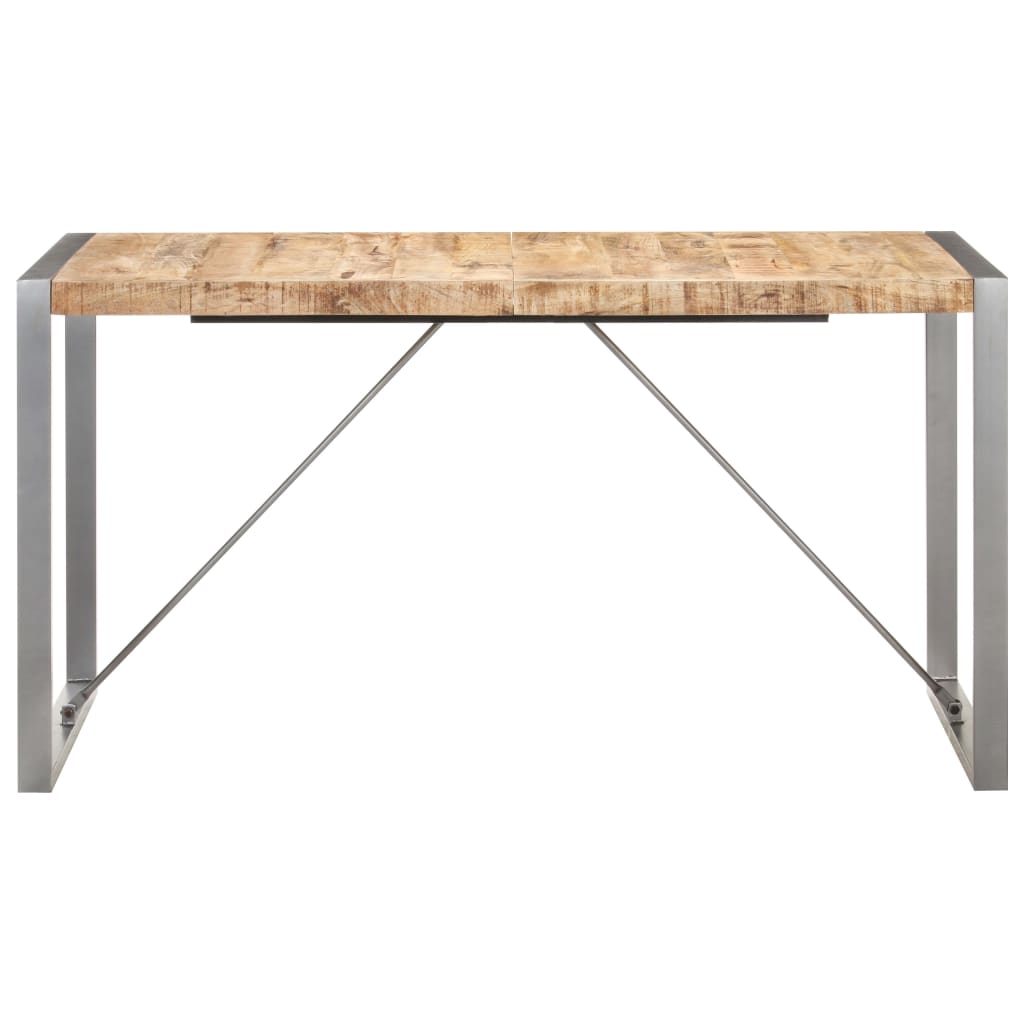 8720286104545_g_en_hd_1 vidaXL Dining Table 140x70x75 cm Solid Wood Mango - Image 2