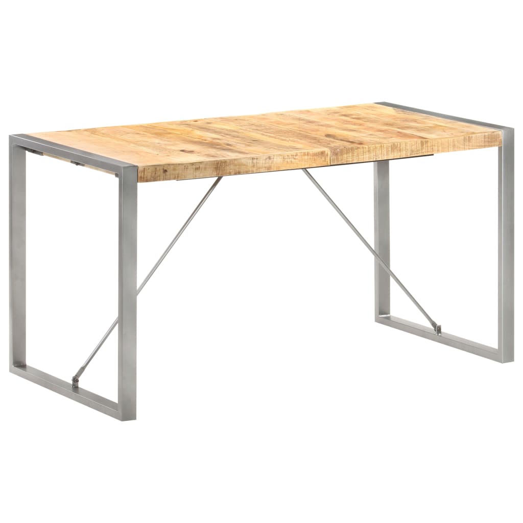 8720286104545_g_en_hd_7 vidaXL Dining Table 140x70x75 cm Solid Wood Mango - Image 8