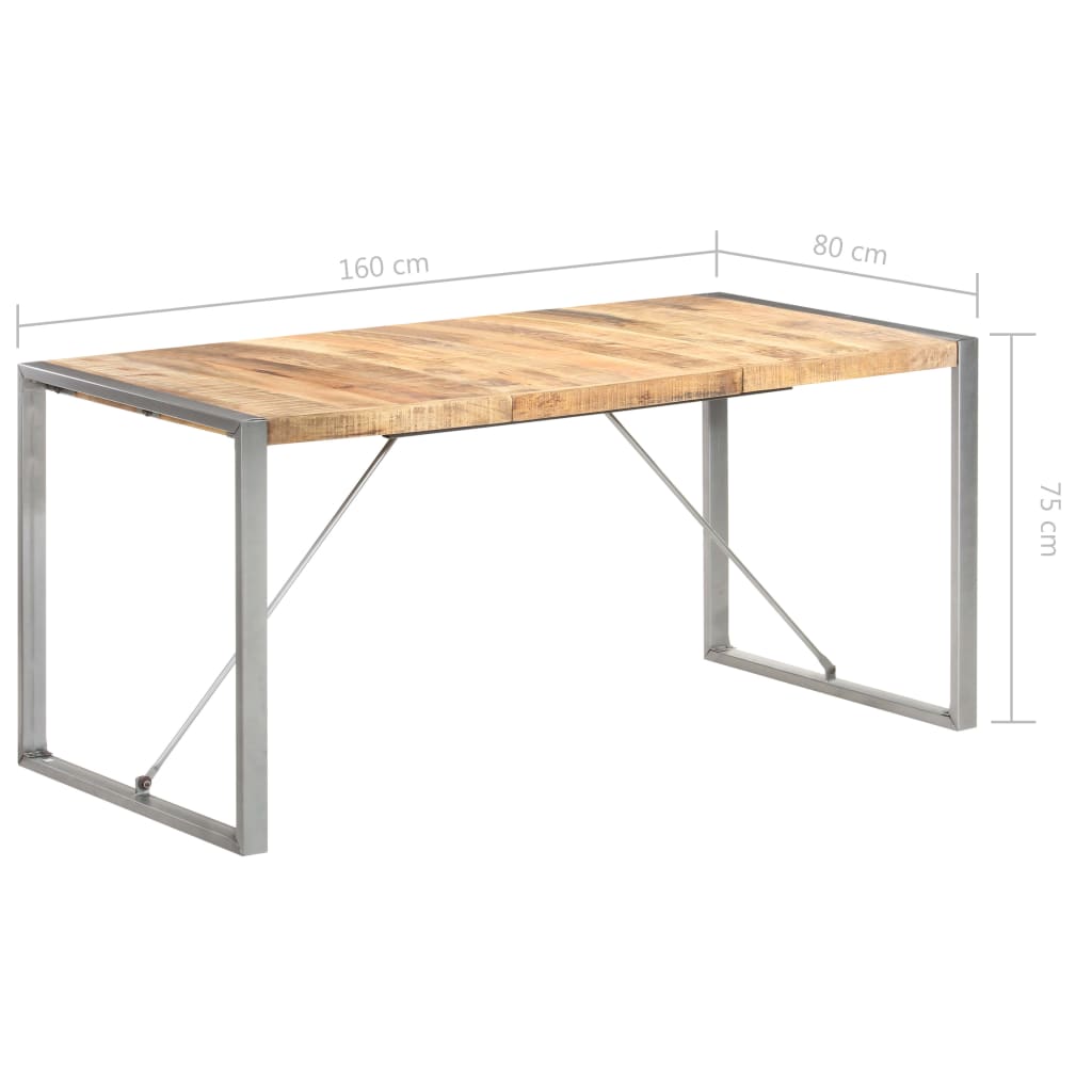 8720286104552_g_en_hd_6 vidaXL Dining Table 160x80x75 cm Solid Wood Mango - Image 7