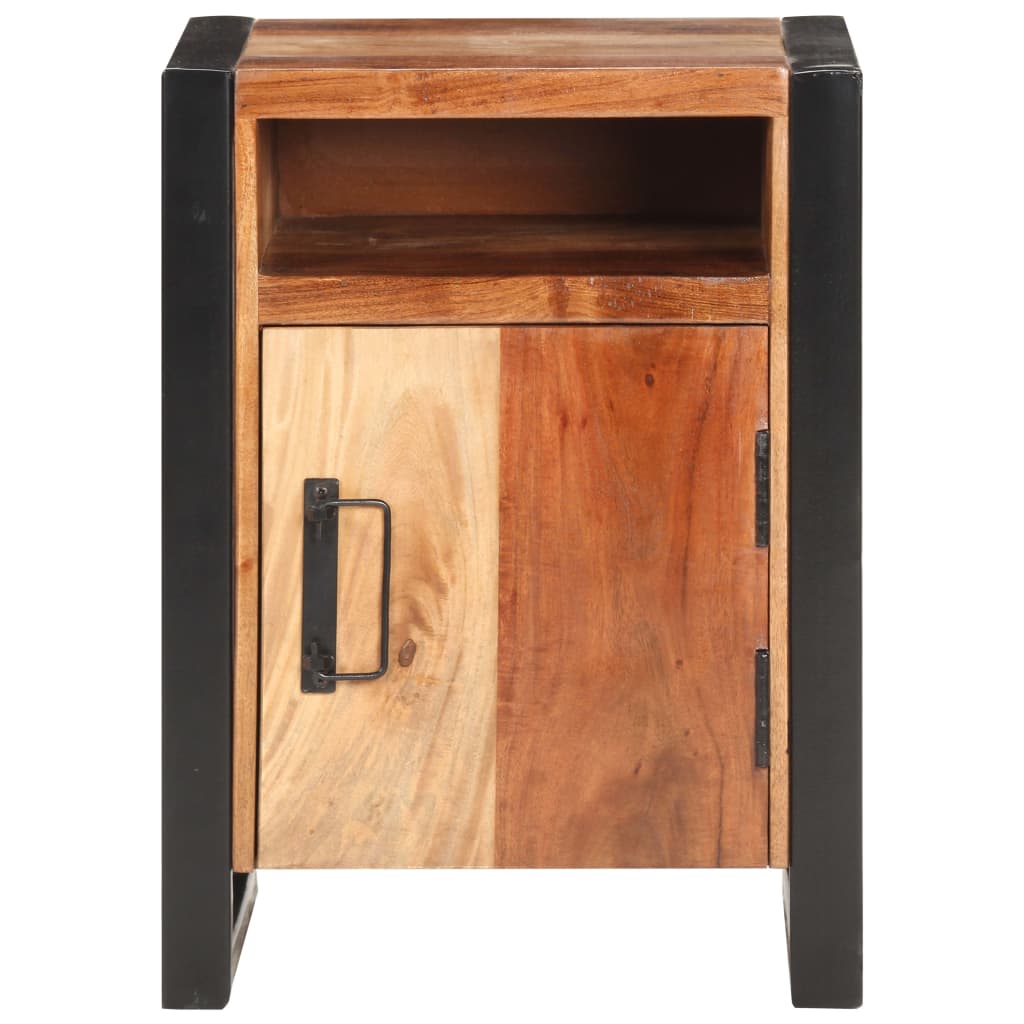 8720286104613_g_en_hd_1 vidaXL Bedside Cabinet 40x35x55cm Solid Acacia Wood - Image 2