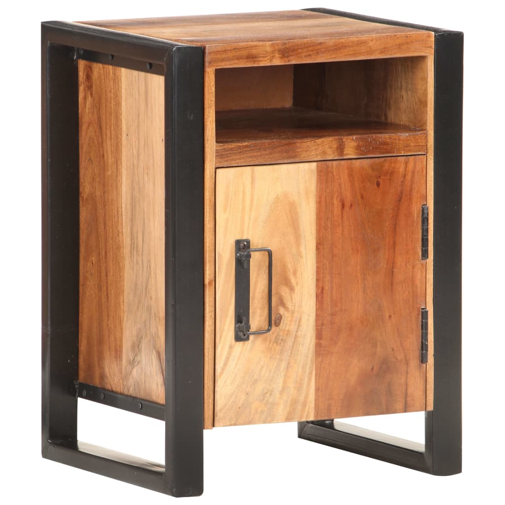 8720286104613_g_en_hd_5 vidaXL Bedside Cabinet 40x35x55cm Solid Acacia Wood - Image 7