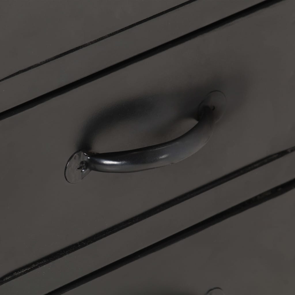 8720286104637_g_en_hd_4 vidaXL Sideboard 110x30x65 cm Solid Rough Mango Wood and Steel - Image 6