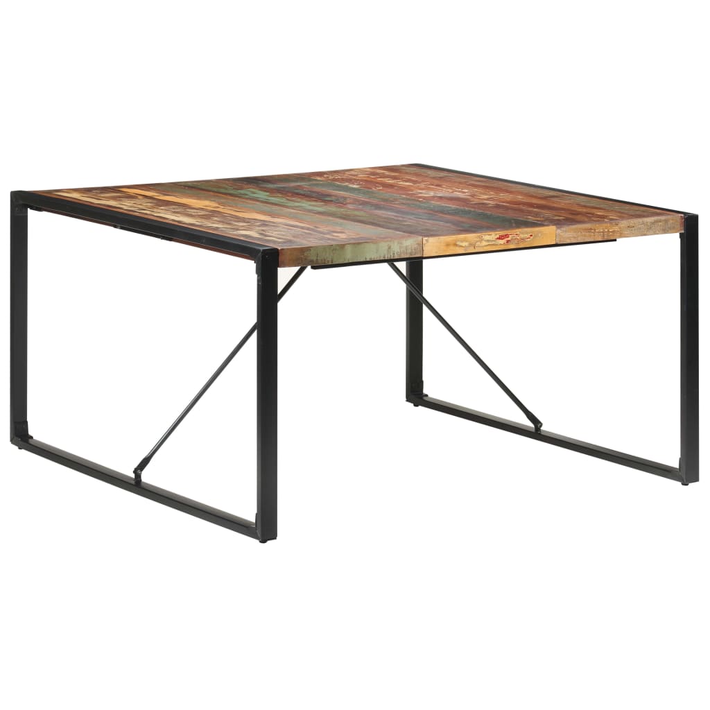 8720286104651_g_en_hd_9 vidaXL Dining Table 140x140x75 cm Solid Wood Reclaimed - Image 10