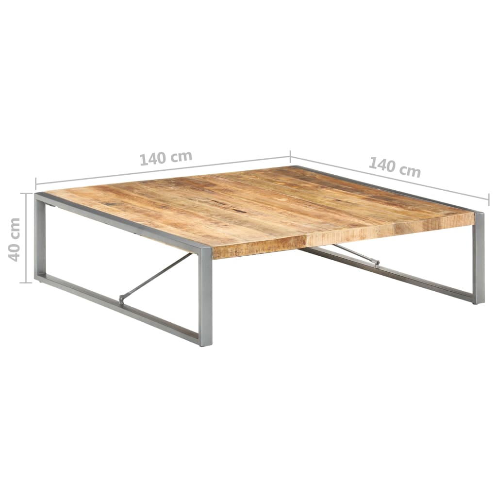 8720286104712_g_en_hd_5 vidaXL Coffee Table 140x140x40 cm Solid Wood Mango - Image 6