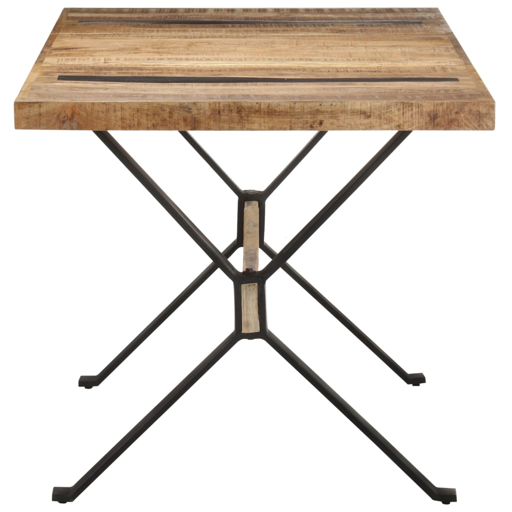 8720286105009_g_en_hd_2 vidaXL Dining Table 160x80x76 cm Rough Mango Wood - Image 3