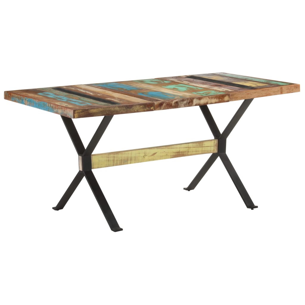 8720286105016_g_en_hd_7 vidaXL Dining Table 160x80x76 cm Solid Reclaimed Wood - Image 8