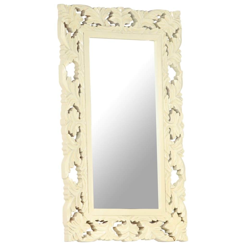 8720286105344_g_en_hd_1 vidaXL Hand Carved Mirror White 80x50 cm Solid Mango Wood - Image 2
