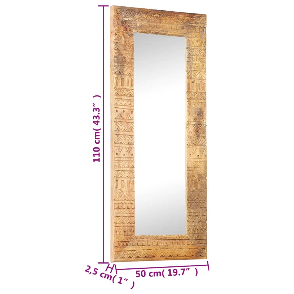 8720286105412_g_en_hd_4 vidaXL Hand-Carved Mirror 110x50x2.5 cm Solid Mango Wood - Image 5