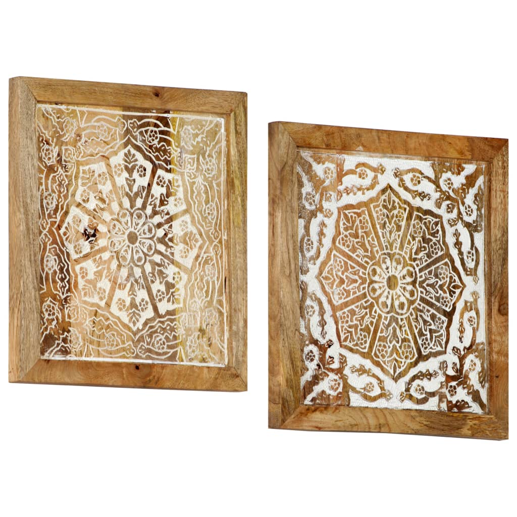 8720286105436_g_en_hd_10 vidaXL Hand-Carved Wall Panels 2 pcs Solid Mango Wood 40x40x1.5 cm - Image 11